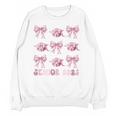 Senior 2025 Coquette Pink Bow Class Of 2025 Graduation Girls Unisex Sweatshirt