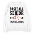 Senior Class Of 2025 Baseball Senior Night Graduation Party Unisex Sweatshirt