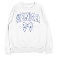 Senior Class Of 2026 Graduation Girly Floral Coquette Bow Unisex Sweatshirt