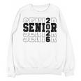 Senior Class Of 2026 Varsity Text Graduation Unisex Sweatshirt