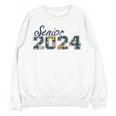 Senior Graduation Class Of 2024 Cute Senior 2024 Flowers Unisex Sweatshirt