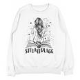 Sexy STFUATTDLAGG Hot Woman Reading Spicy Good Book Love Unisex Sweatshirt