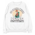 So Done With Being Interrupted Sick And Tired Introvert Premium Tri-Blend Unisex Sweatshirt