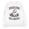 Socializing Was a Mistake Prairie Dog Introverts Humor Unisex Sweatshirt Socializing Was a Mistake Prairie Dog Introverts Humor Unisex Sweatshirt