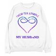 Suicide Prevention Shirt Teal & Purple In Memory Of Husband Unisex Sweatshirt Suicide Prevention Shirt Teal & Purple In Memory Of Husband Unisex Sweatshirt