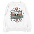 Summer ’95 Retro Cassette Tape Nostalgia Music Lover Premium Tri-Blend Unisex Sweatshirt