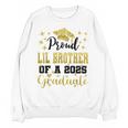 Super Proud Little Brother 2025 Graduate Graduation Family Unisex Sweatshirt
