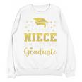 Super Proud Niece Of 2025 Graduate Senior Graduation Family Premium Unisex Sweatshirt