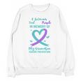 Teal Purple Memory Of Grandson Suicide Prevention Ribbon Unisex Sweatshirt Teal Purple Memory Of Grandson Suicide Prevention Ribbon Unisex Sweatshirt