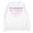 Teens Girls Mom In Memory Of When I Gave A Shit Unisex Sweatshirt