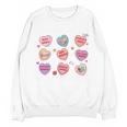 Things I Do On Valentines's Day Book Lover Candy Heart Unisex Sweatshirt