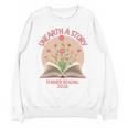Unearth a Story 2026 Summer Reading Program Flowers Book Premium Tri-Blend Unisex Sweatshirt Unearth a Story 2026 Summer Reading Program Flowers Book Premium Tri-Blend Unisex Sweatshirt
