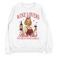 Valentine’s Day Wine Lovers Book Club We Read Wine Labels Unisex Sweatshirt Valentine’s Day Wine Lovers Book Club We Read Wine Labels Unisex Sweatshirt