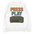 VHS Cassette Retro Analog Nostalgia Theme Premium Unisex Sweatshirt VHS Cassette Retro Analog Nostalgia Theme Premium Unisex Sweatshirt