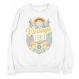 Vintage 1981 Retro Badge Nostalgia Eighties Compass Skull Unisex Sweatshirt Vintage 1981 Retro Badge Nostalgia Eighties Compass Skull Unisex Sweatshirt