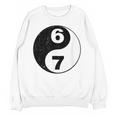 Vintage 6 7 Yin Yang Namaste Six Seven Nostalgia Unisex Sweatshirt