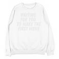 Waiting For You To Make The First Move Vintage Introvert Premium Tri-Blend Unisex Sweatshirt Waiting For You To Make The First Move Vintage Introvert Premium Tri-Blend Unisex Sweatshirt