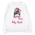 I Wear Pink In Memory Of My Aunt Breast Cancer Awareness Unisex Sweatshirt