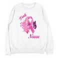I Wear Pink In Memory Of My Niece Breast Cancer Awareness Unisex Sweatshirt