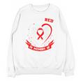 I Wear Red In Memory Of Friend Heart Disease Awareness Month Premium Unisex Sweatshirt I Wear Red In Memory Of Friend Heart Disease Awareness Month Premium Unisex Sweatshirt
