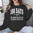 100 Days Of School Sarcastic Teacher Introvert Kid 100th Day Unisex Sweatshirt 100 Days Of School Sarcastic Teacher Introvert Kid 100th Day Unisex Sweatshirt