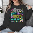 1980s 80's Baby 1990s 90's Made Me Birthday Nostalgia Vibes Unisex Sweatshirt 1980s 80's Baby 1990s 90's Made Me Birthday Nostalgia Vibes Unisex Sweatshirt
