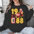 1988 Retro Raised On 80s Music Old School Nostalgia Punk Unisex Sweatshirt