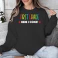 1st Grade Here I Come Kids Kindergarten Graduation Shirt Unisex Sweatshirt