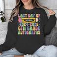 2025 Last Day Of School Autograph 6th Grade Graduation Unisex Sweatshirt
