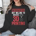 3D Printer Introvert 3D Printing Unisex Sweatshirt