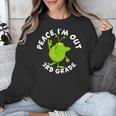 3rd Grade Graduation Promotion Peace I'm Out Last Day Unisex Sweatshirt