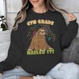 6th Grade Graduation Sloth Nailed It Class Of 2025 Unisex Sweatshirt