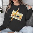 80's 90's Retro Music Party Costume Nostalgia Cassette Unisex Sweatshirt