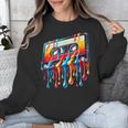 80s 90s Retro Party Costume Nostalgia Cassette Unisex Sweatshirt 80s 90s Retro Party Costume Nostalgia Cassette Unisex Sweatshirt