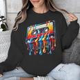 80s 90s Retro Party Costume Nostalgia Cassette Unisex Sweatshirt