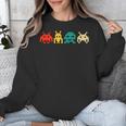 80s Video Game Nostalgia Retro Vintage Arcade Novelty Unisex Sweatshirt 80s Video Game Nostalgia Retro Vintage Arcade Novelty Unisex Sweatshirt