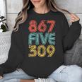 8675309 Retro Vintage 80's 90's Music Nostalgia Unisex Sweatshirt 8675309 Retro Vintage 80's 90's Music Nostalgia Unisex Sweatshirt