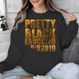 African American Girl Graduation Shirt Senior 2019 Unisex Sweatshirt