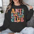 Anti Social Dog Moms Club Introvert Dog Mom Retro Men Women Unisex Sweatshirt Anti Social Dog Moms Club Introvert Dog Mom Retro Men Women Unisex Sweatshirt
