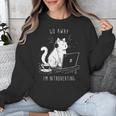 Antisocial Introvert Cat With Coffee On Computer Emo Goth Unisex Sweatshirt Antisocial Introvert Cat With Coffee On Computer Emo Goth Unisex Sweatshirt