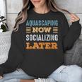 Aquascaping Now Minimal Socializing Introvert Vintage Unisex Sweatshirt Aquascaping Now Minimal Socializing Introvert Vintage Unisex Sweatshirt