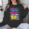 Back To The 90s Nostalgia Cassette Game Console Boombox Unisex Sweatshirt