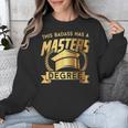 This Badass Has a Masters Degree College Graduation Unisex Sweatshirt