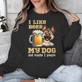 I Like Beer My Dog And Maybe 2 People Introvert Pun Unisex Sweatshirt I Like Beer My Dog And Maybe 2 People Introvert Pun Unisex Sweatshirt
