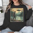 Bigfoot Sasquatch Alien Spaceship UFO Introvert Bruh Unisex Sweatshirt Bigfoot Sasquatch Alien Spaceship UFO Introvert Bruh Unisex Sweatshirt