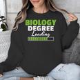 Biology Degree Loading Graduation Student Teacher Biologist Unisex Sweatshirt