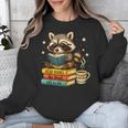 Book Lover Racoon Reading Bookish Library Read Books Be Kind Unisex Sweatshirt Book Lover Racoon Reading Bookish Library Read Books Be Kind Unisex Sweatshirt