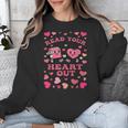 Book Lover Read Your Heart Out Teacher Valentines Unisex Sweatshirt