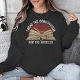 Book Vintage I Read The Constitution For The Articles Unisex Sweatshirt
