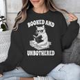 Booked And Unbothered Cat Reading Book Lovers Unisex Sweatshirt Booked And Unbothered Cat Reading Book Lovers Unisex Sweatshirt